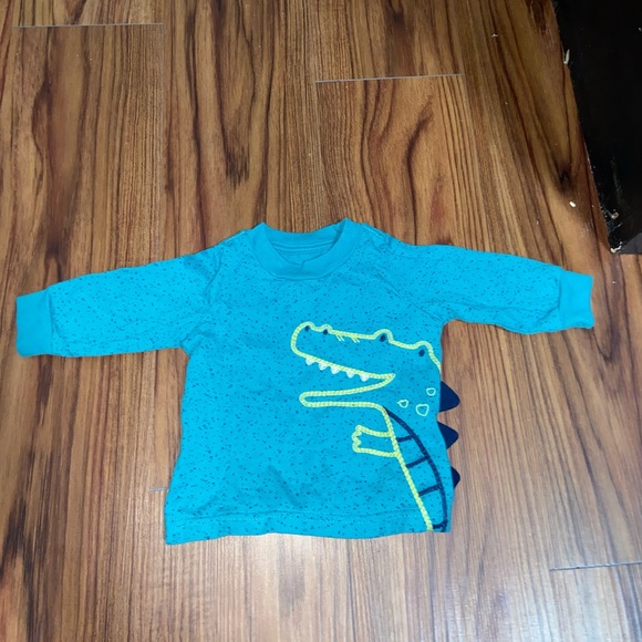 3m blue dinosaur long sleeve tee - Picture 1 of 2